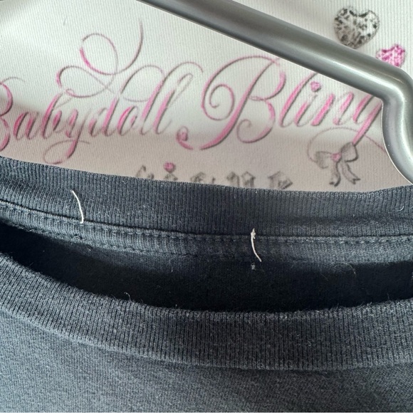 Pac-Man Black Long Sleeve Shirt game over ghosts gamer ghosts on sleeve - Picture 4 of 8